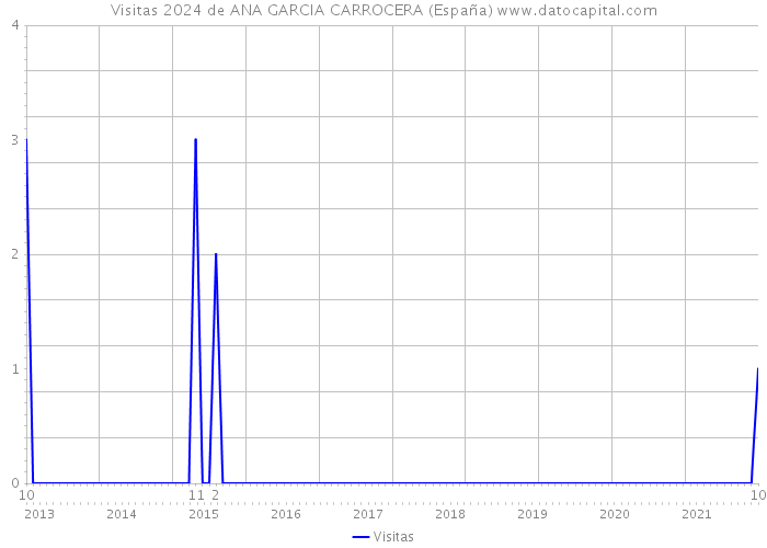 Visitas 2024 de ANA GARCIA CARROCERA (España) 