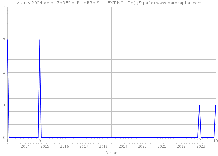 Visitas 2024 de ALIZARES ALPUJARRA SLL. (EXTINGUIDA) (España) 