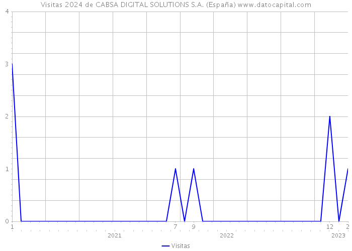 Visitas 2024 de CABSA DIGITAL SOLUTIONS S.A. (España) 