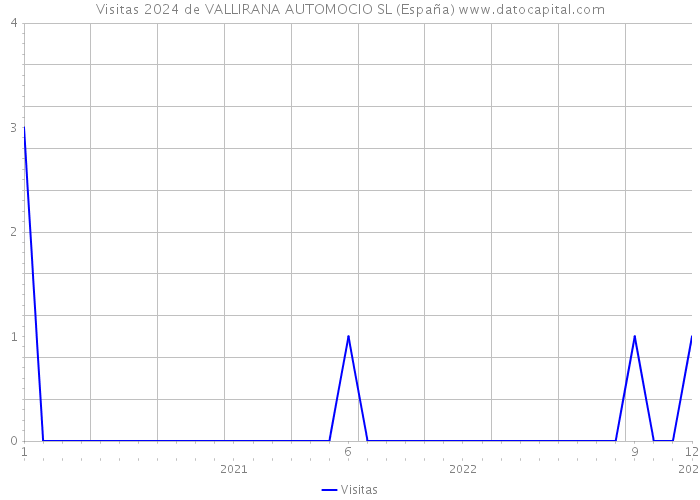 Visitas 2024 de VALLIRANA AUTOMOCIO SL (España) 