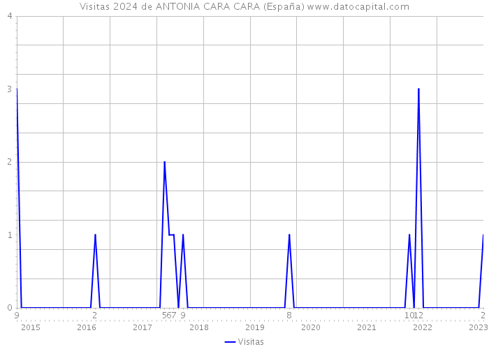 Visitas 2024 de ANTONIA CARA CARA (España) 
