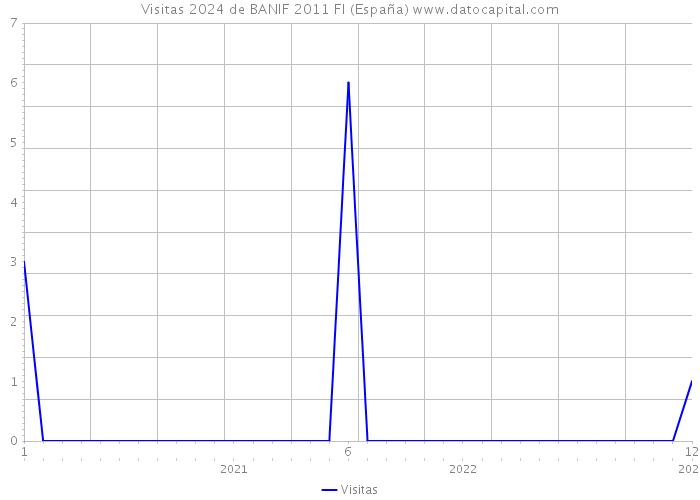 Visitas 2024 de BANIF 2011 FI (España) 