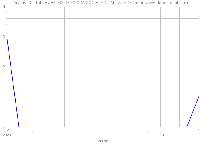 Visitas 2024 de HUERTOS DE AYORA SOCIEDAD LIMITADA (España) 