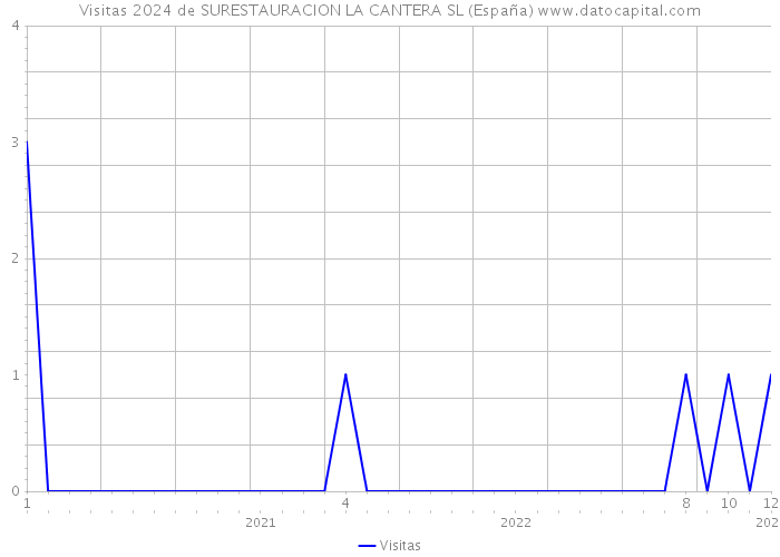 Visitas 2024 de SURESTAURACION LA CANTERA SL (España) 