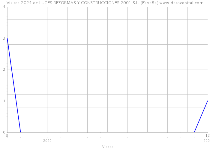 Visitas 2024 de LUCES REFORMAS Y CONSTRUCCIONES 2001 S.L. (España) 