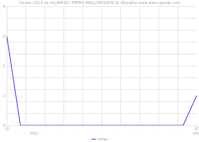 Visitas 2024 de ALUMINIS I FERRO MALLORQUINS SL (España) 