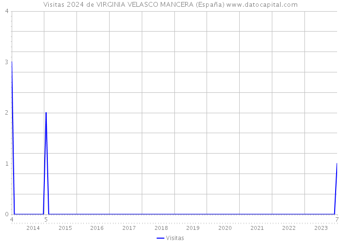 Visitas 2024 de VIRGINIA VELASCO MANCERA (España) 
