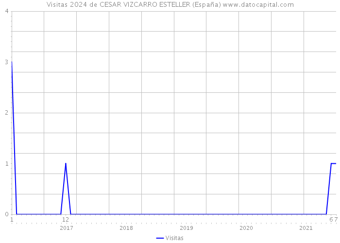 Visitas 2024 de CESAR VIZCARRO ESTELLER (España) 