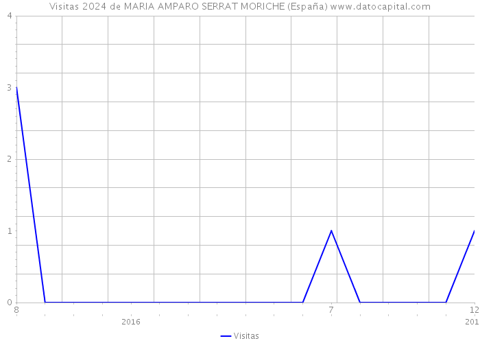 Visitas 2024 de MARIA AMPARO SERRAT MORICHE (España) 