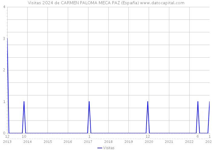 Visitas 2024 de CARMEN PALOMA MECA PAZ (España) 