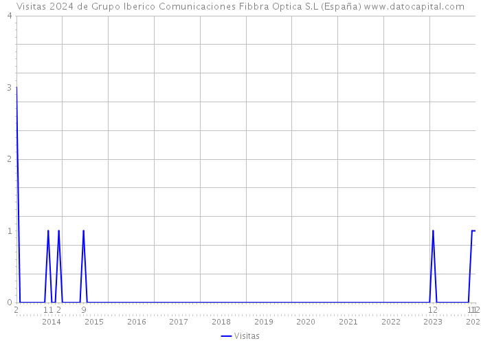 Visitas 2024 de Grupo Iberico Comunicaciones Fibbra Optica S.L (España) 