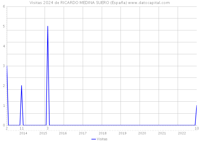 Visitas 2024 de RICARDO MEDINA SUERO (España) 