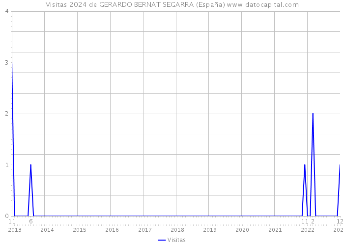 Visitas 2024 de GERARDO BERNAT SEGARRA (España) 
