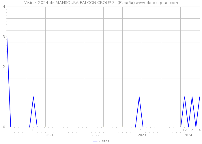 Visitas 2024 de MANSOURA FALCON GROUP SL (España) 