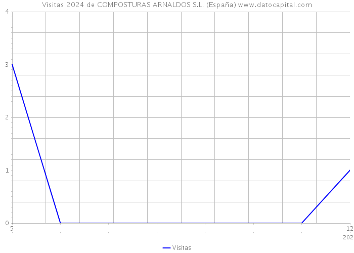 Visitas 2024 de COMPOSTURAS ARNALDOS S.L. (España) 