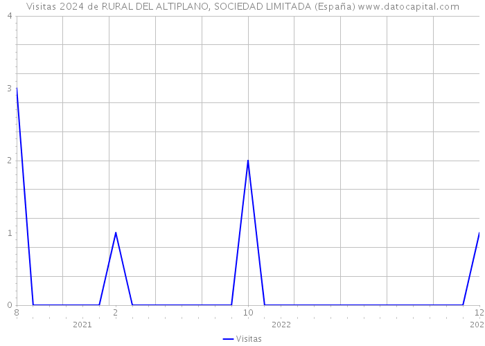 Visitas 2024 de RURAL DEL ALTIPLANO, SOCIEDAD LIMITADA (España) 