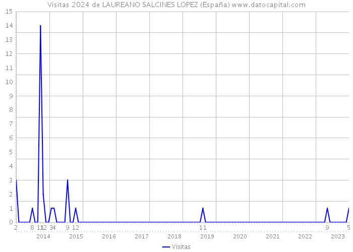 Visitas 2024 de LAUREANO SALCINES LOPEZ (España) 