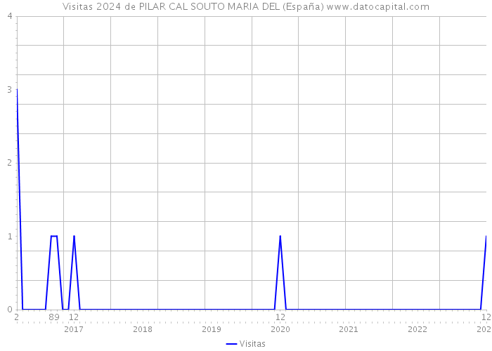 Visitas 2024 de PILAR CAL SOUTO MARIA DEL (España) 