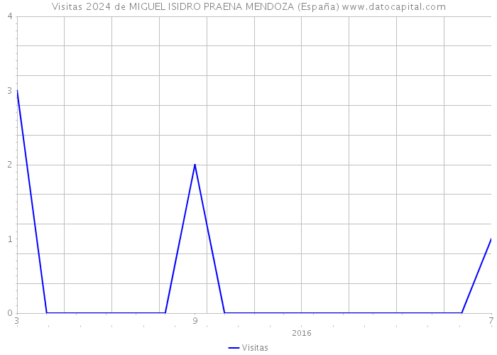 Visitas 2024 de MIGUEL ISIDRO PRAENA MENDOZA (España) 