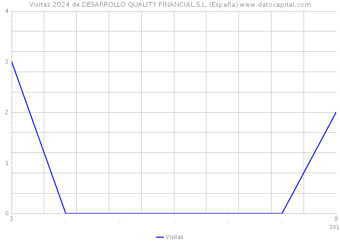 Visitas 2024 de DESARROLLO QUALITY FINANCIAL S.L. (España) 