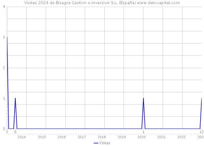 Visitas 2024 de Bisagra Gestion e Inversion S.L. (España) 