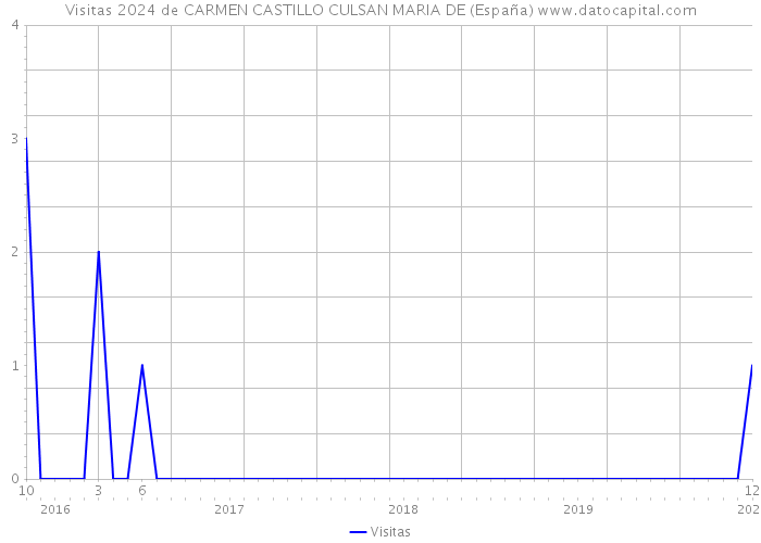 Visitas 2024 de CARMEN CASTILLO CULSAN MARIA DE (España) 
