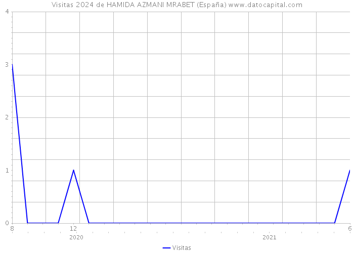 Visitas 2024 de HAMIDA AZMANI MRABET (España) 