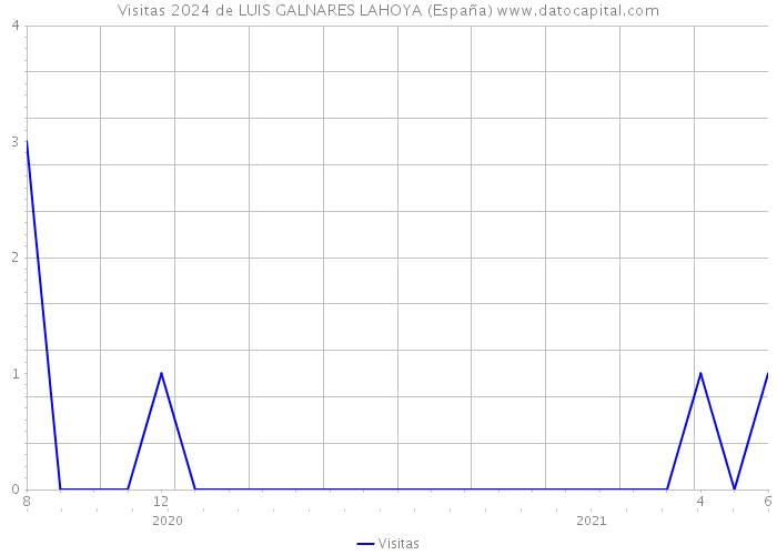 Visitas 2024 de LUIS GALNARES LAHOYA (España) 