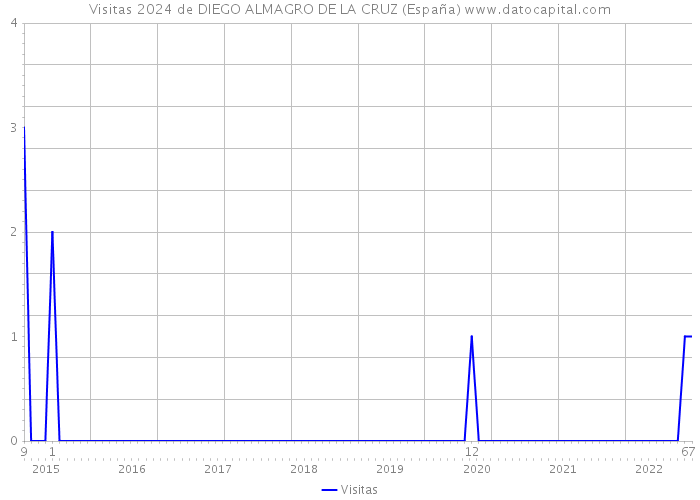 Visitas 2024 de DIEGO ALMAGRO DE LA CRUZ (España) 