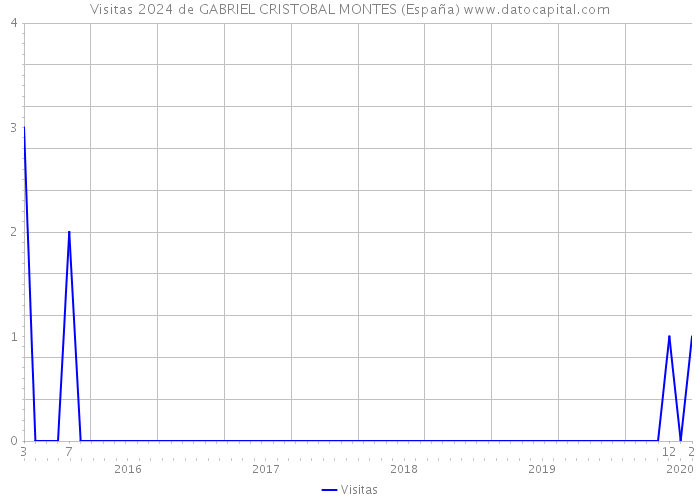 Visitas 2024 de GABRIEL CRISTOBAL MONTES (España) 