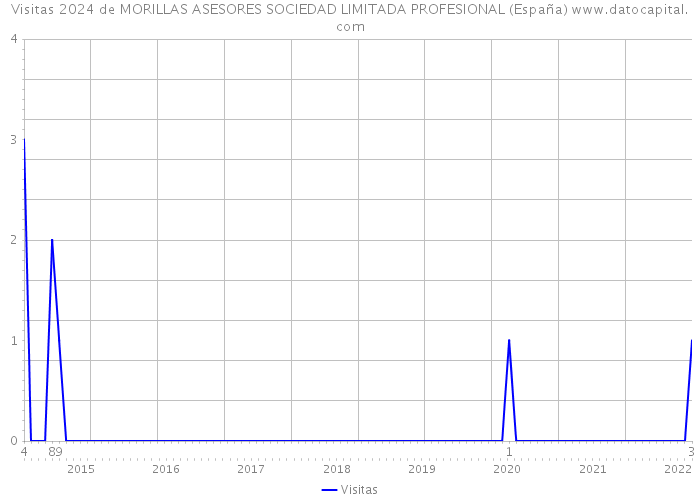Visitas 2024 de MORILLAS ASESORES SOCIEDAD LIMITADA PROFESIONAL (España) 