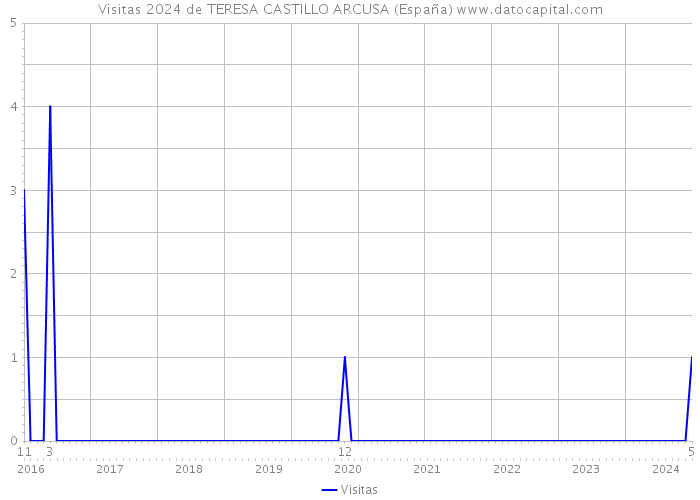 Visitas 2024 de TERESA CASTILLO ARCUSA (España) 