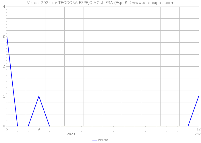 Visitas 2024 de TEODORA ESPEJO AGUILERA (España) 