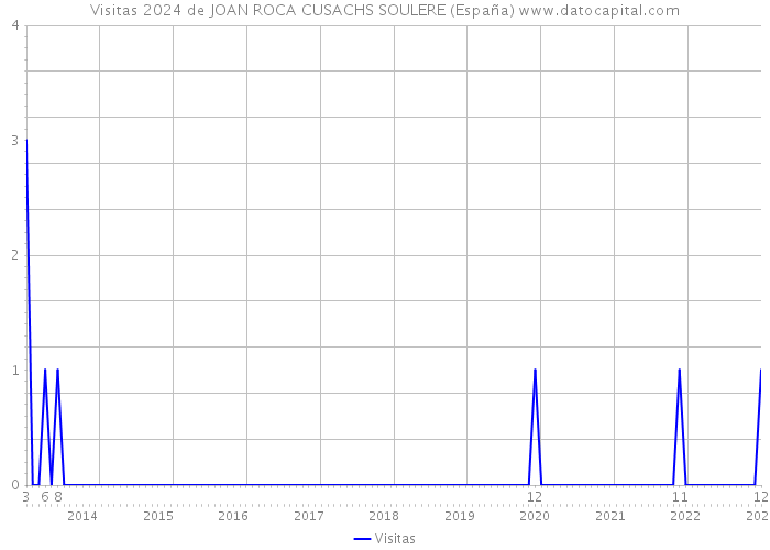 Visitas 2024 de JOAN ROCA CUSACHS SOULERE (España) 