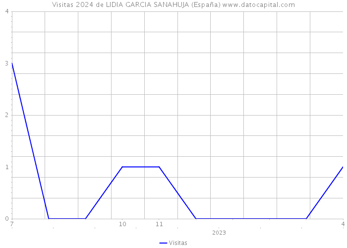 Visitas 2024 de LIDIA GARCIA SANAHUJA (España) 