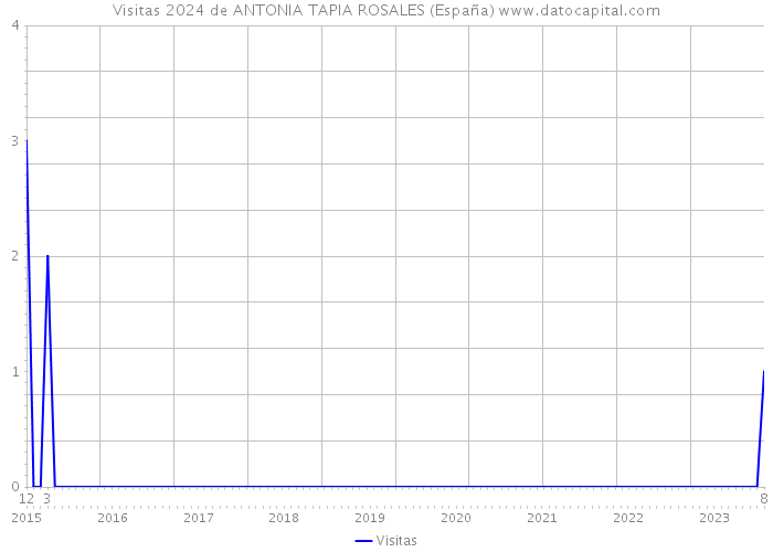 Visitas 2024 de ANTONIA TAPIA ROSALES (España) 