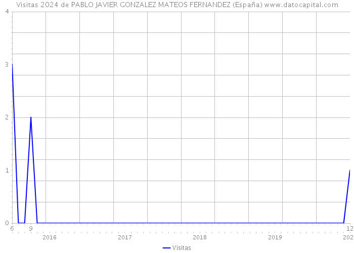 Visitas 2024 de PABLO JAVIER GONZALEZ MATEOS FERNANDEZ (España) 