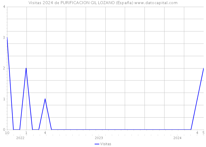 Visitas 2024 de PURIFICACION GIL LOZANO (España) 