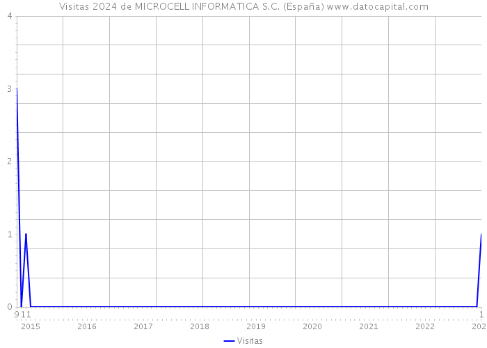 Visitas 2024 de MICROCELL INFORMATICA S.C. (España) 