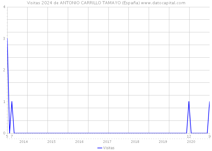 Visitas 2024 de ANTONIO CARRILLO TAMAYO (España) 
