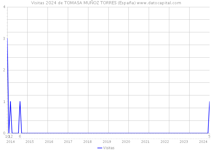 Visitas 2024 de TOMASA MUÑOZ TORRES (España) 