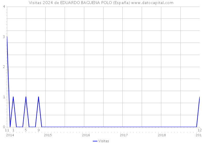 Visitas 2024 de EDUARDO BAGUENA POLO (España) 