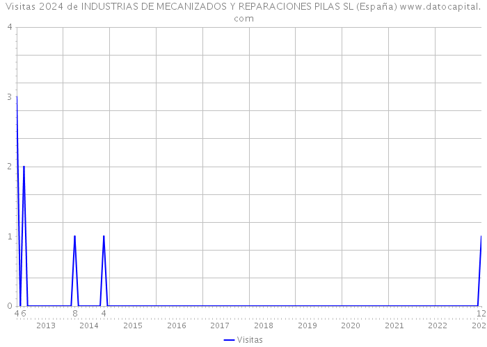 Visitas 2024 de INDUSTRIAS DE MECANIZADOS Y REPARACIONES PILAS SL (España) 