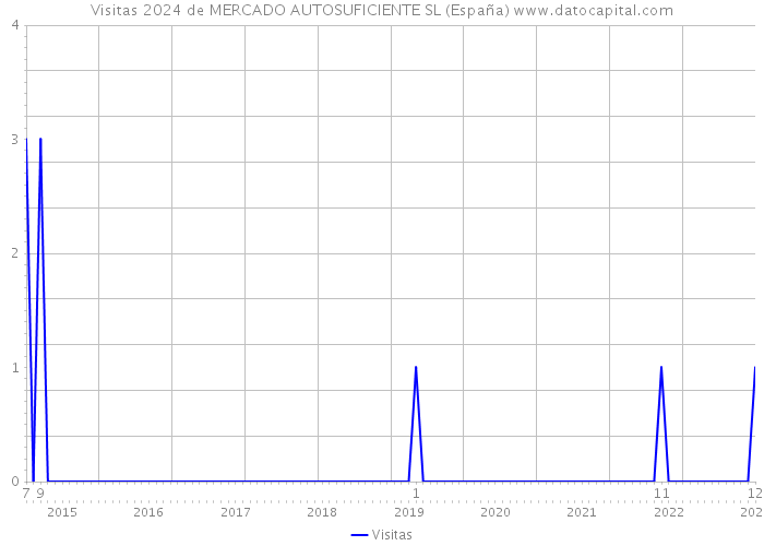 Visitas 2024 de MERCADO AUTOSUFICIENTE SL (España) 