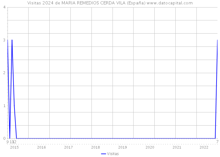 Visitas 2024 de MARIA REMEDIOS CERDA VILA (España) 
