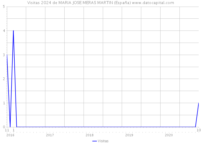 Visitas 2024 de MARIA JOSE MERAS MARTIN (España) 
