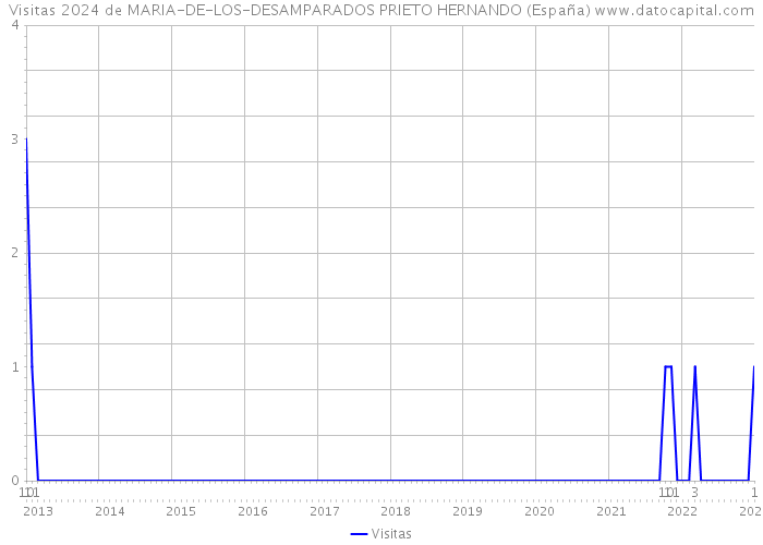 Visitas 2024 de MARIA-DE-LOS-DESAMPARADOS PRIETO HERNANDO (España) 