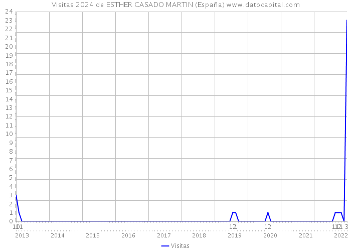 Visitas 2024 de ESTHER CASADO MARTIN (España) 