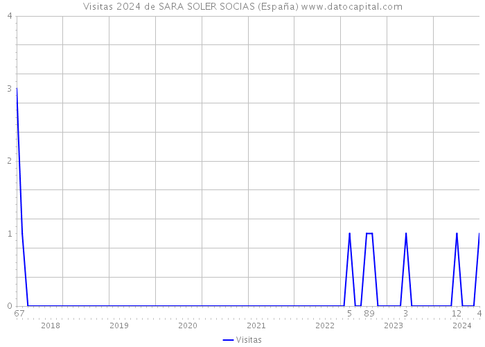 Visitas 2024 de SARA SOLER SOCIAS (España) 