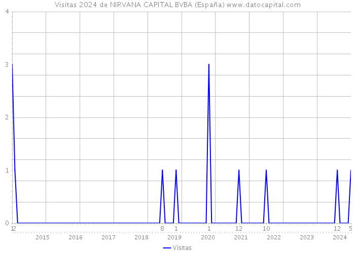 Visitas 2024 de NIRVANA CAPITAL BVBA (España) 